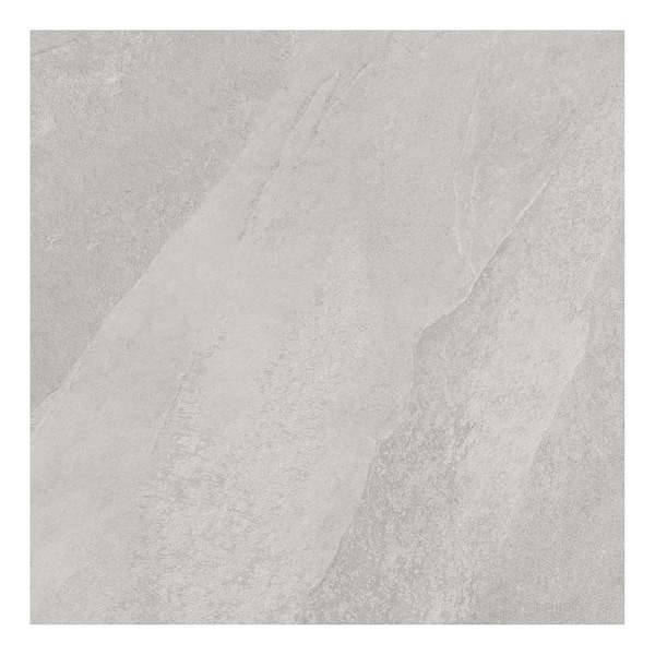 Hurricane Italian Porcelain 24 in. x 24 in. x 9mm Floor and Wall Tile Pallet-Gray (15 Pcs, 60 sq. ft. / Pallet)