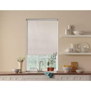 Cut-to-Size White Cordless Room Darkening Fade resistant Roller Shades 58 in. W x 78 in. L
