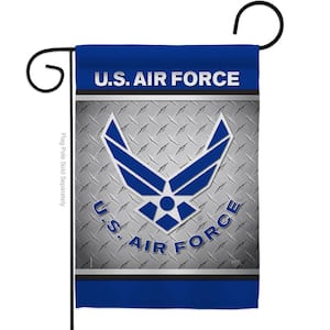 13 in. x 18.5 in. US Air Force Garden Double-Sided Armed Forces Decorative Vertical Flags