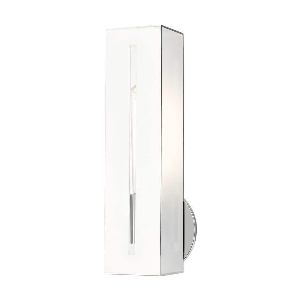 Polished Chrome Modern Dimmable Wall Sconce