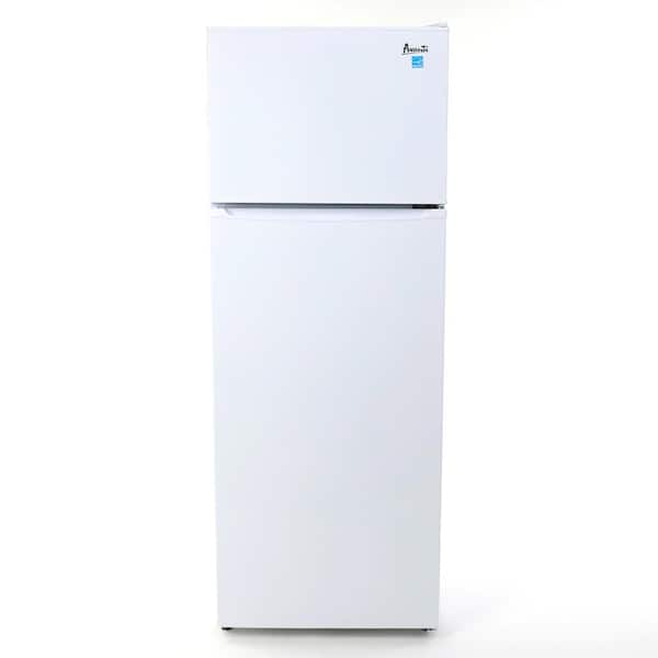 Galanz 10.0 cu. ft. Top Freezer Refrigerator with Dual Door, Frost Free in  Stainless Steel Look GLR10TS5F - The Home Depot