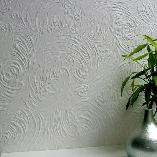 Richard Paintable Supaglypta Vinyl Strippable Wallpaper (Covers 56.4 sq. ft.)