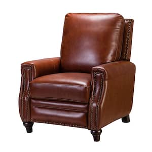 Theresa Brown Leather Standard (No Motion) Recliner