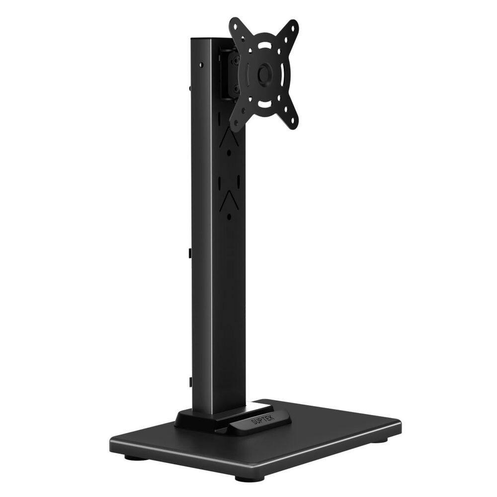 Single LCD Monitor Desk Stand Riser Swivel Height Adjustable Rotation VESA Mount Steel Base Black price history on PriceWatchPro