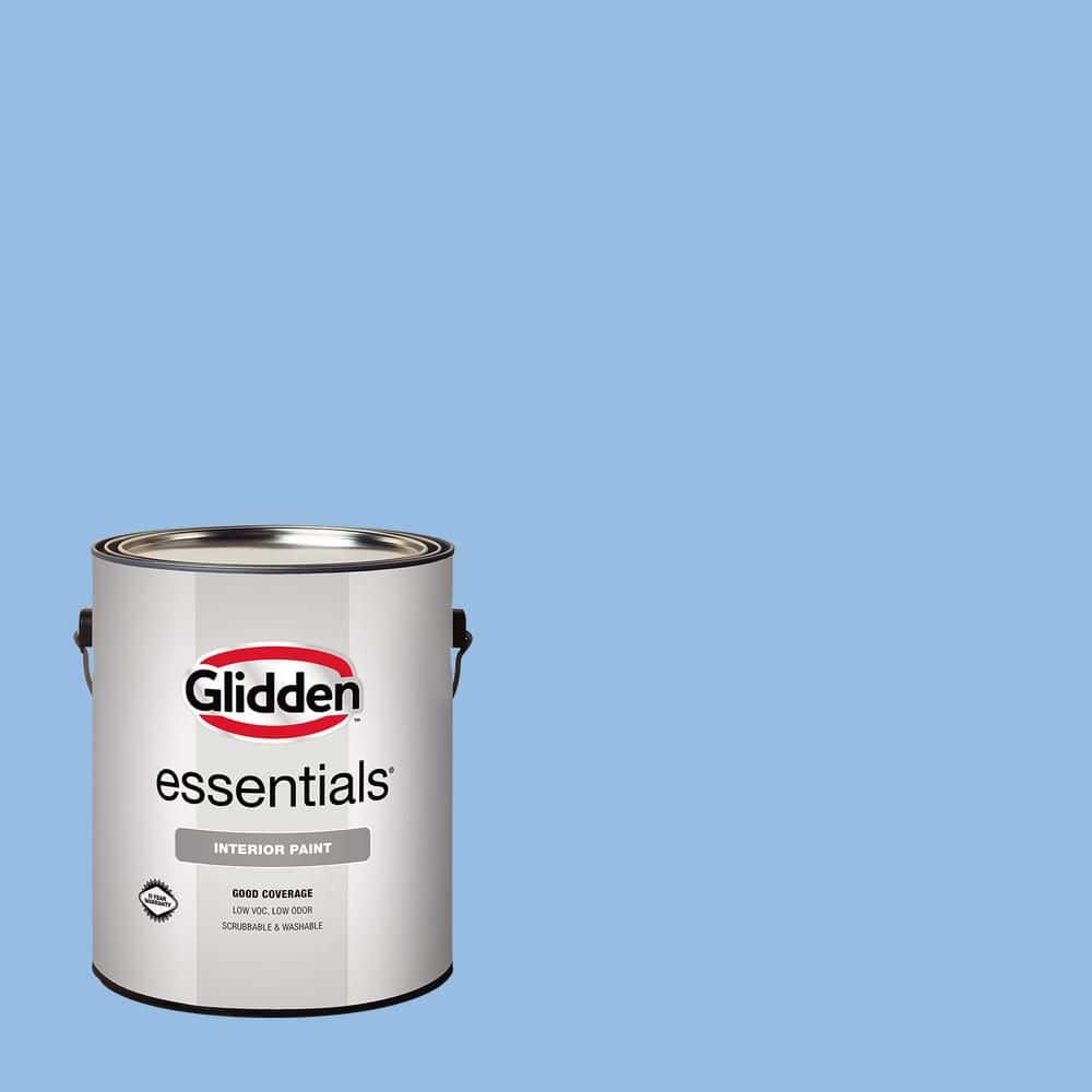 Glidden Essentials 1 gal. PPG1242-3 Viva La Bleu Flat