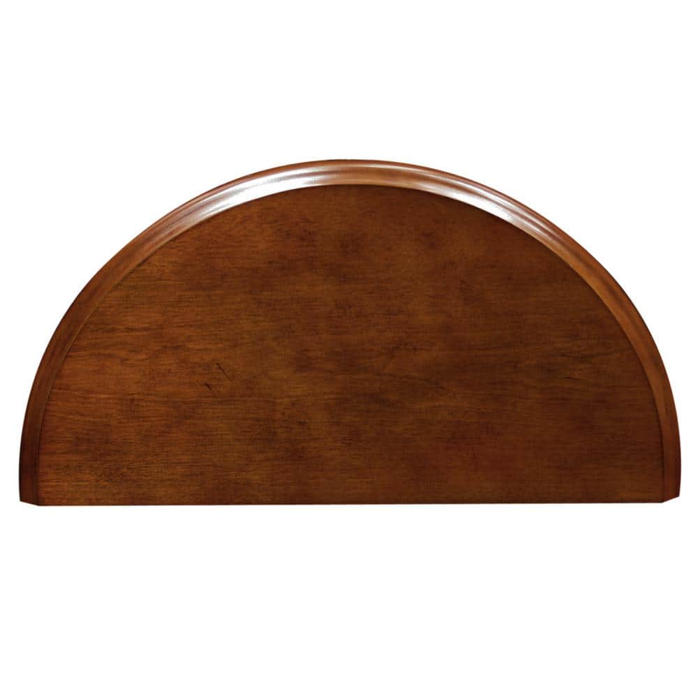 Round Chocolate Cherry Wood Hall Stand with Storage