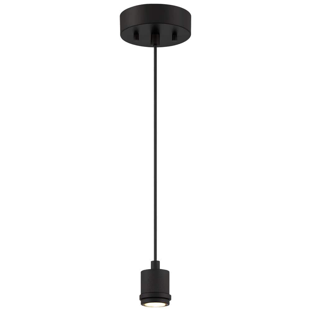 Access Lighting Port 9 Stark 9Watt 1Light Matte Black, Clear Frosted