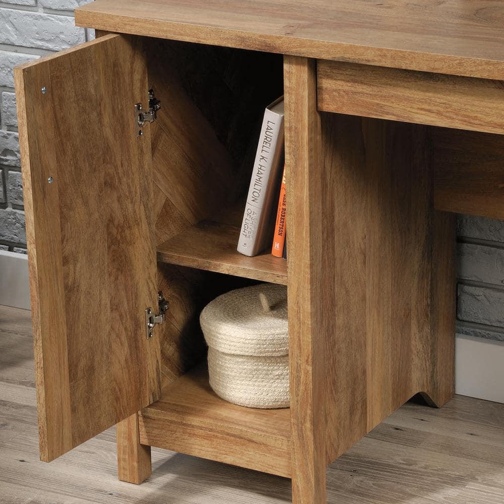 Sindoori Mango 53'' Home Office Desk with Filing Cabinet
