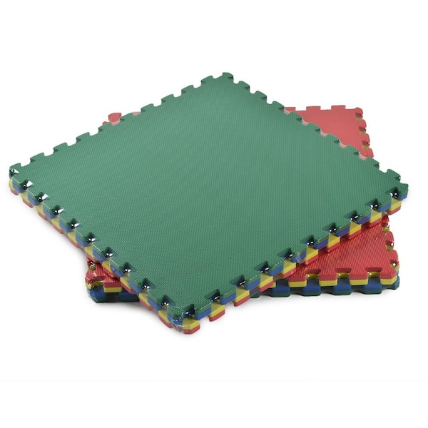 192 sqft red interlocking foam floor puzzle tiles mats puzzle mat flooring 