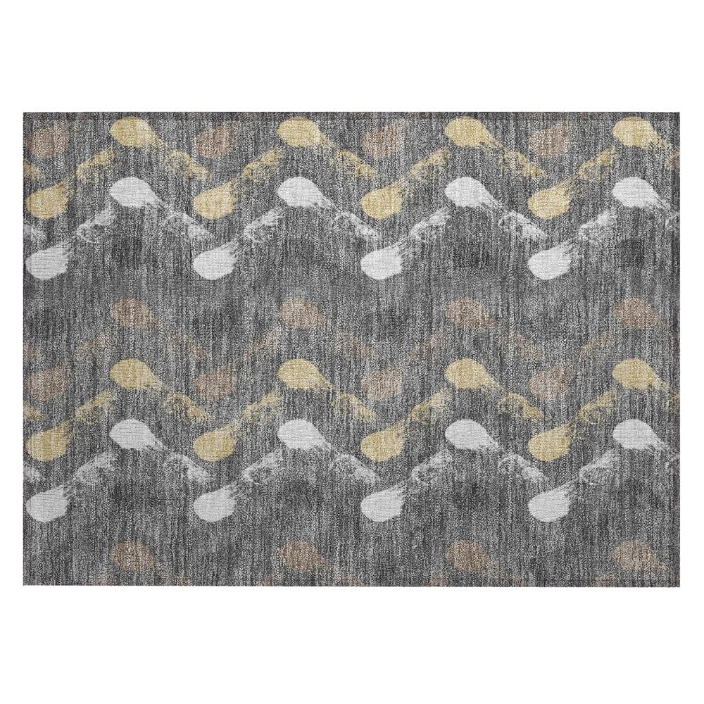 Chantille Machine Washable Indoor/Outdoor Abstract ACN2900 Gray 3 ft. x 4 ft. Area Rug price history on PriceWatchPro