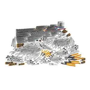 1/4 in., 3/8 in., and 1/2 in. Drive Master Mechanics Tool Set (613-Piece)