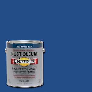1 gal. High Performance Protective Enamel Gloss Royal Blue Oil-Based Interior/Exterior Industrial Paint (2-Pack)