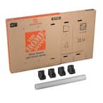 Heavy-Duty Extra-Large Adjustable TV and Picture Moving Box with Handles 6 in. W x 50.85 in. L x 45 in. D (2-Pack)