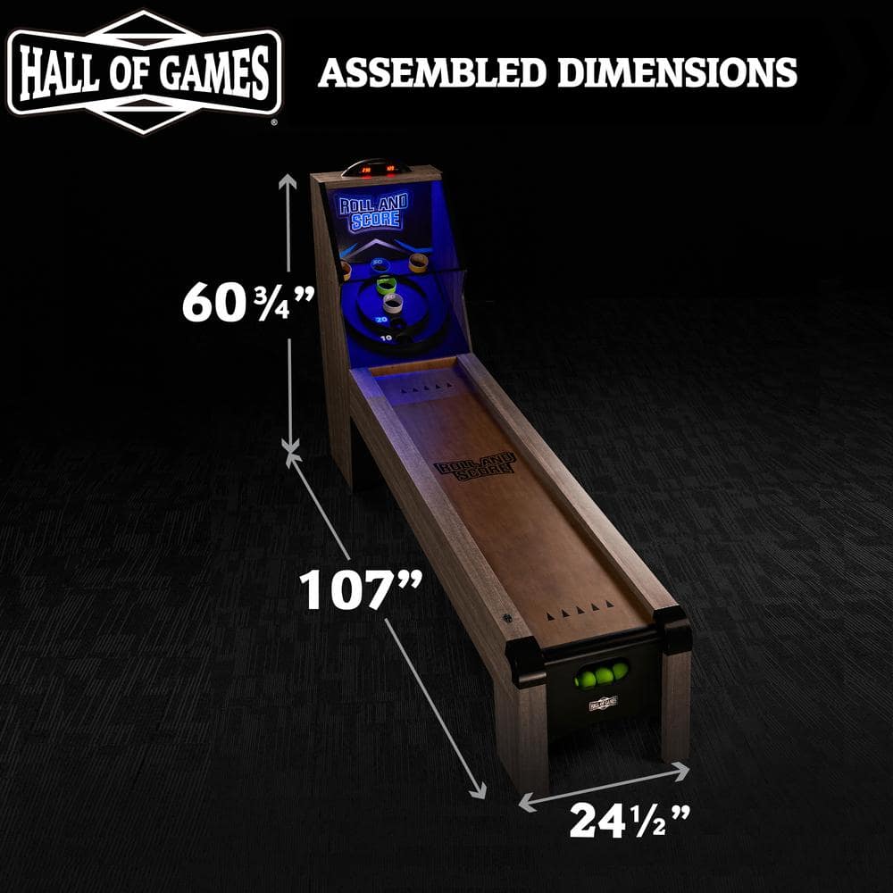 108" Gray and Brown PVC Laminate Roll and Score Game Table