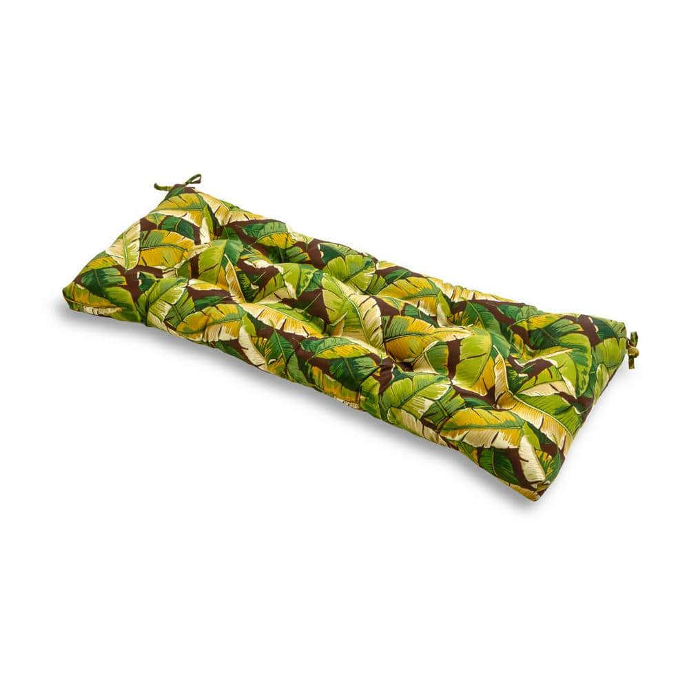 palm leaf bench cushion