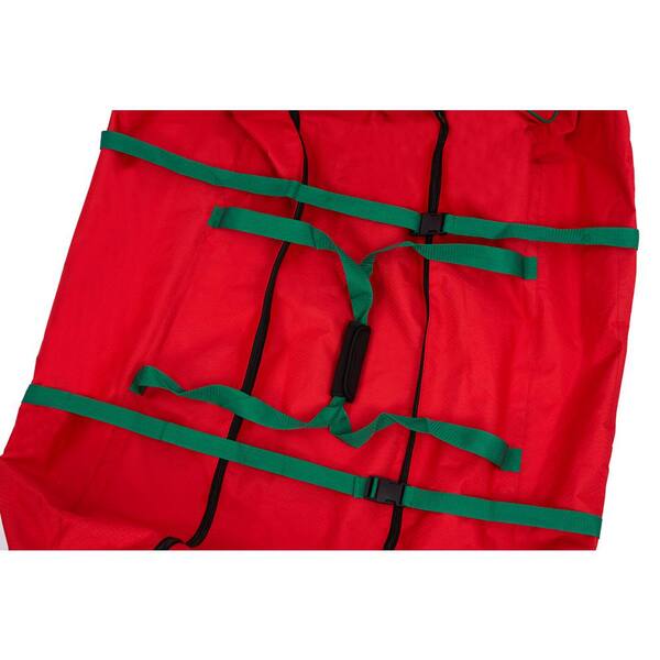 Red/Clear Holiday Storage Bags with Handles (2-Pack)