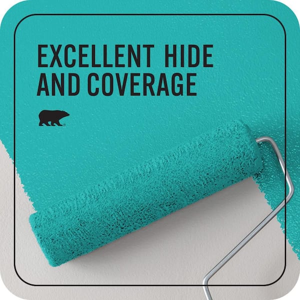 BEHR PREMIUM PLUS 1 qt. #MQ4-21 Caicos Turquoise Hi-Gloss Enamel