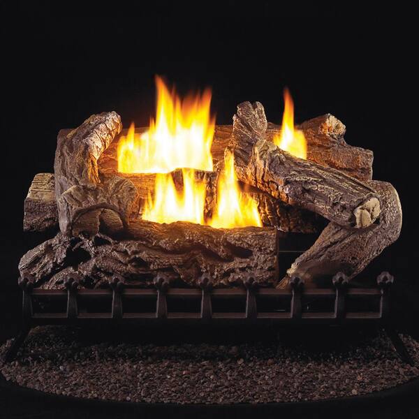 ProCom 30 in. 40,000 BTU Ventless Natural Gas Fire Log Set
