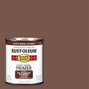 Rust-Oleum 1 qt. Flat Rusty Metal Interior/Exterior Oil Based Primer