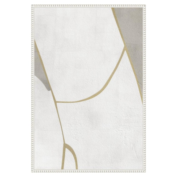 Amanti Art Ancestry #6 by Annike Liborio 1-Piece Floater Frame Giclee Abstract Canvas Art Print 33 in. x 23 in.