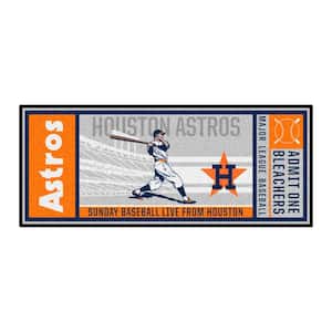 Houston Astros Gray 2 ft. 6 in. x 6 ft. Ticket Runner Rug