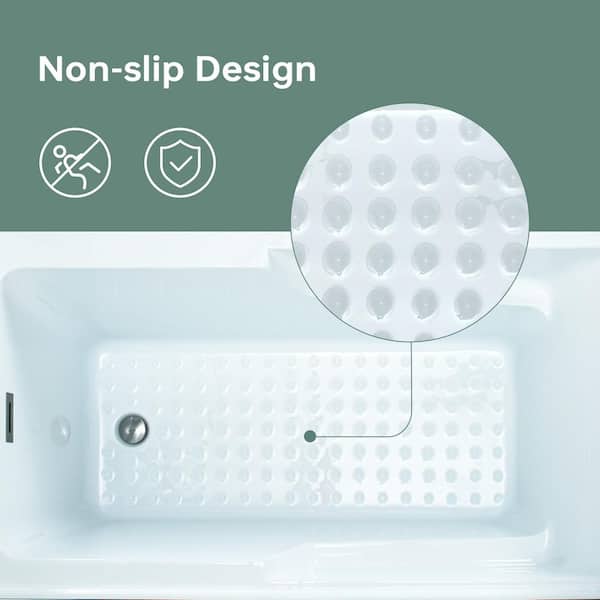 71 Acrylic Whirlpool Bathtub 2 Person, Alcove Soaking SPA Double Ended Tub  Hydromassage Rectangular Water Jets with Computer Panel, Air Bubble, Light,  UL Certified, White (Q411) 