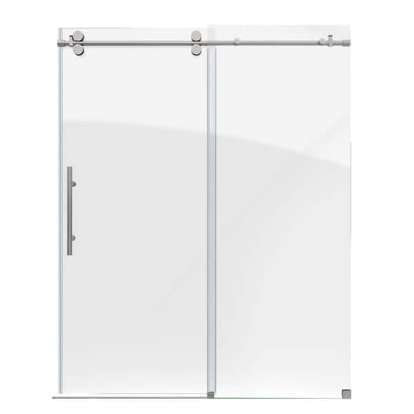 DreamLine Enigma-XO 56-60 in. W x 76 in. H Fully Frameless Sliding