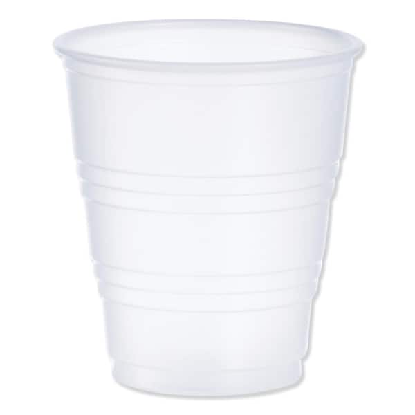 25 Crystal Black 9 oz Disposable Plastic Cups with Gold Trim