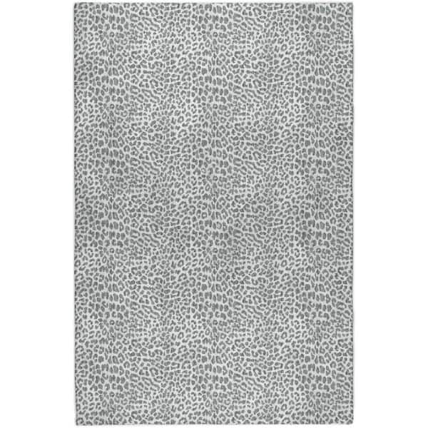 Dream Shag Premium Machine Washable Abstract ADS43 Gray 9 ft. x 12 ft. Area Rug