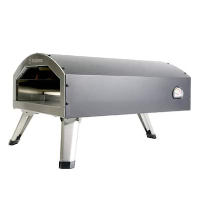 Hanover Portable Wood Fired Outdoor Pizza Oven in Stainless Steel HPZ100 -  The Home Depot