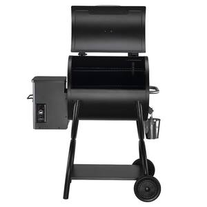 590 sq. in. Wood Pellet Grill and Smoker PID, Black