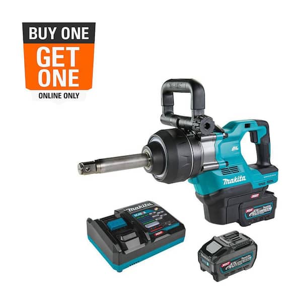 40V XGT Brushless Cordless 4-Sp. High-Torque 1 in. D-Handle Extended Anvil Impact Wrench kit w/ Friction Ring (5. 0Ah)