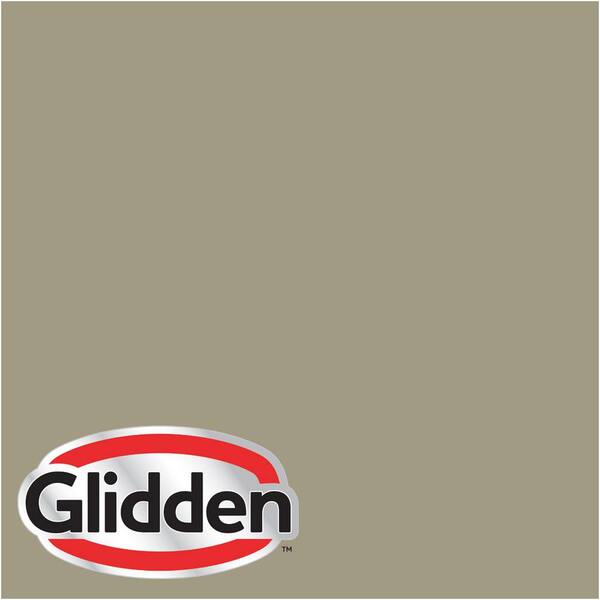 Glidden Premium 5 gal. #HDGWN64 Khaki Green Flat Interior Paint with Primer