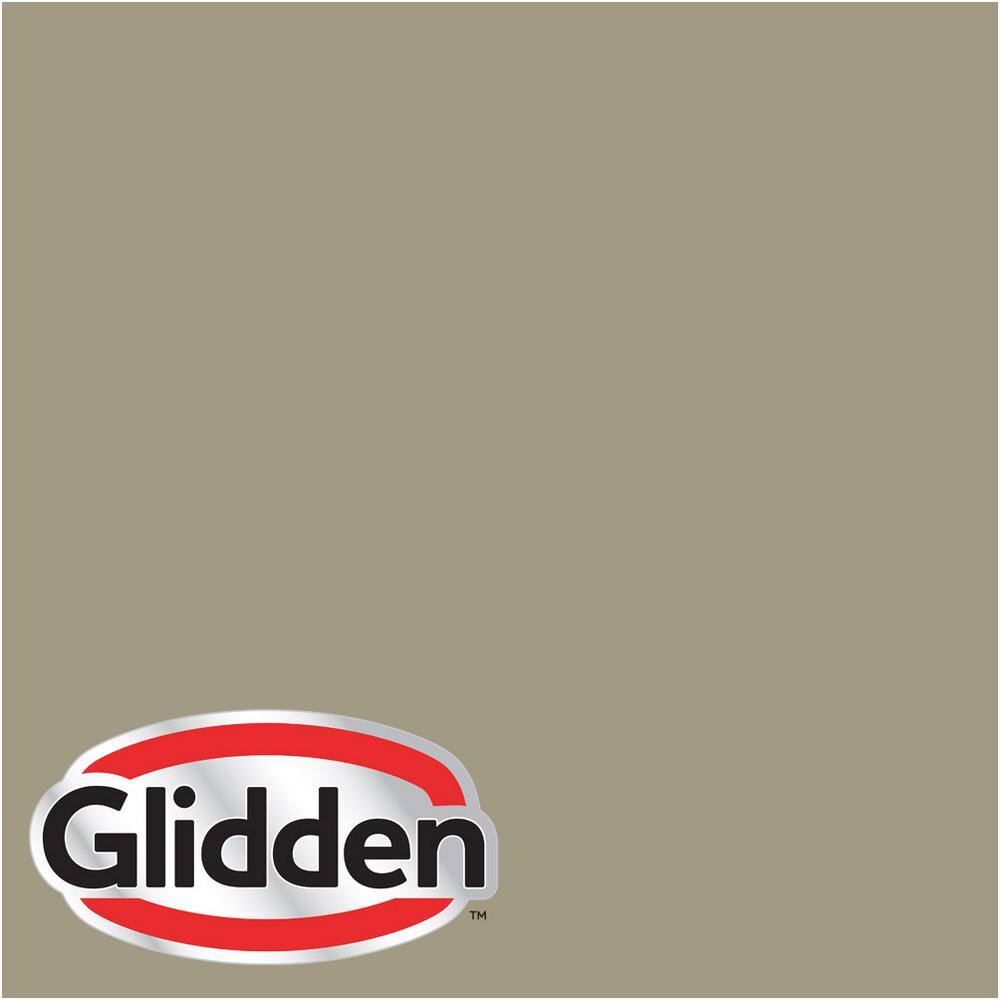 Glidden Premium 1 Gal Hdgwn64 Khaki Green Semi Gloss Latex Exterior Paint Hdgwn64px 01s The Home Depot