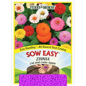 Sow Easy Zinnia Cut and Come Again Flower Seeds