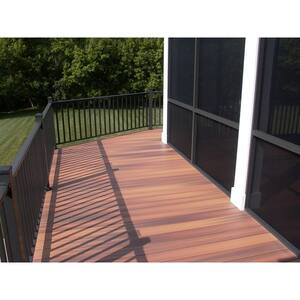 8 ft. x 8 ft. Bronze Aluminum Frame Screen Wall Kit with Fiberglass Screen