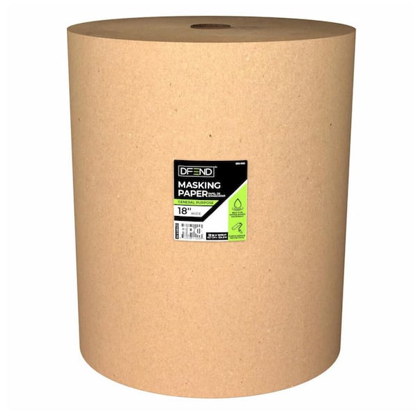 1.5 ft. x 1000 ft. Brown Masking Paper Drop Cloth