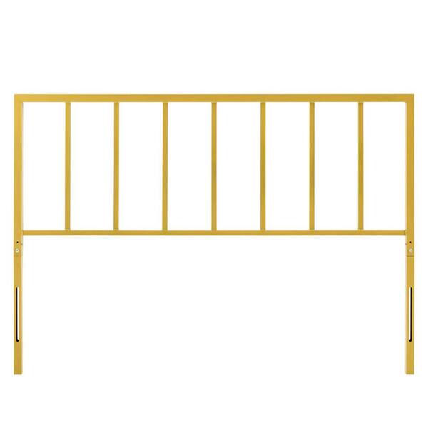 MODWAY Tatum Gold Queen Headboard MOD6170GLD The Home Depot