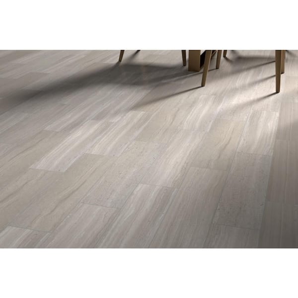 Emser Metro 20-Pack Gray 3-in x 6-in Honed Natural Stone Limestone Stone Look Floor and Wall Tile