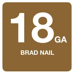 1 in. x 18-Gauge Brad Nails (2500 per Pack)