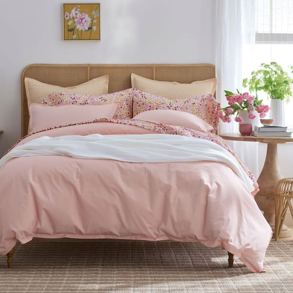 Company Cotton Sunshine & Blooms Pinstripe Percale Sheet Set