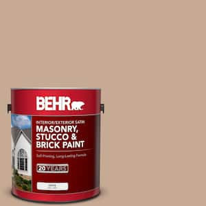 1 gal. #ECC-42-1 Fox Hill Satin Interior/Exterior Masonry, Stucco and Brick Paint