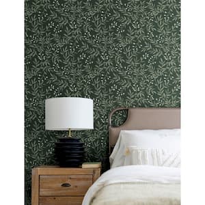 Senna EverGreen Green Pre-Pasted Non-Woven Wallpaper