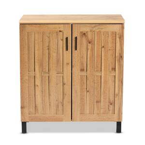 Coaster Furniture Metal Mesh Door Accent Cabinet Golden Oak and Gunmetal  951107