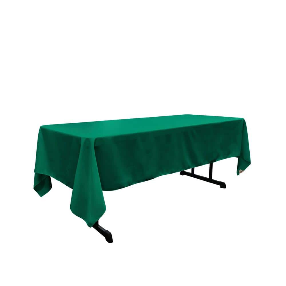 Polyester Poplin 60 in. x 144 in. Teal Rectangular Tablecloth price history on PriceWatchPro