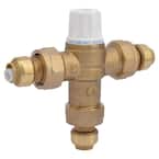 1/2 in. Push-to-Connect Brass Heat Guard 160 Thermostatic Mixing Valve