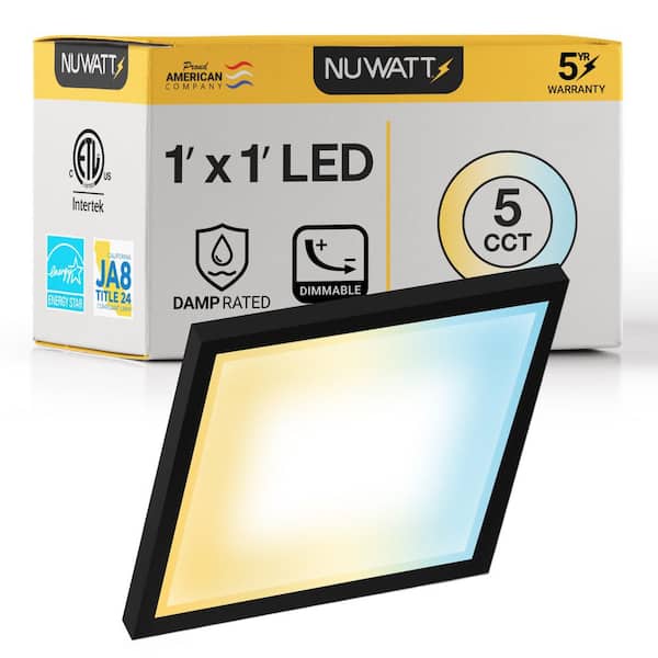 NuWatt 1 ft. x 1 ft. 120V Surface Mount 1500LM Integrated LED