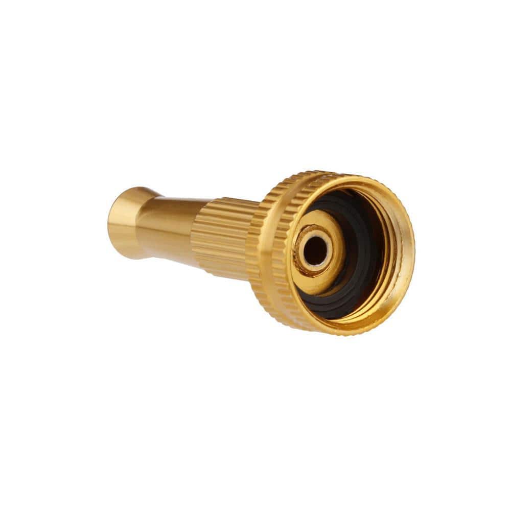 Brass 3" Adjustable Twist Hose Nozzle