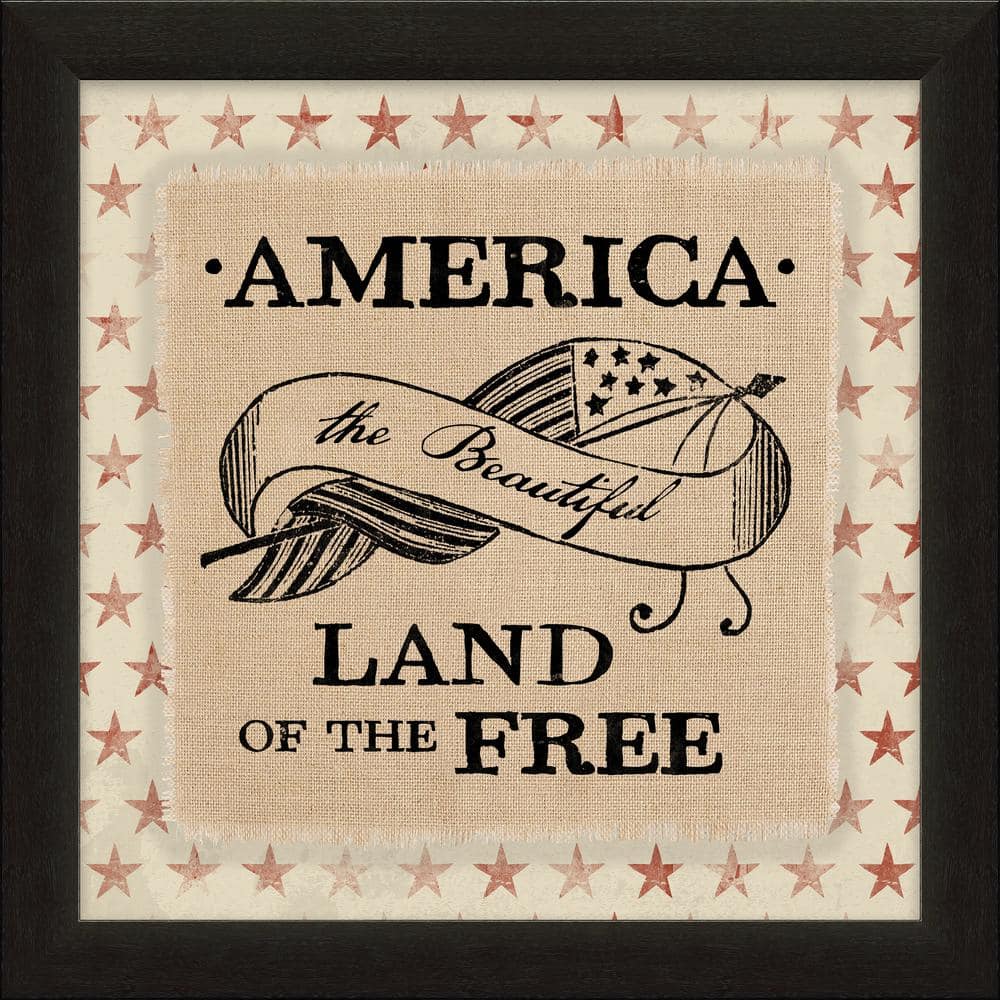 Vintage Patriotic Collection American Land of the Free By Carpentree F