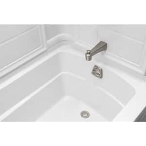 Ensemble 42 in. x 60 in. x 72 in. Standard Fit Bath and Shower Kit in White